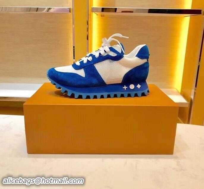 Low Cost Louis Vuitton LV Runner Sneakers LV95618 Blue 2019