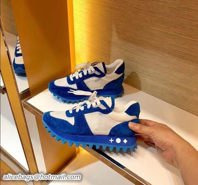 Low Cost Louis Vuitton LV Runner Sneakers LV95618 Blue 2019