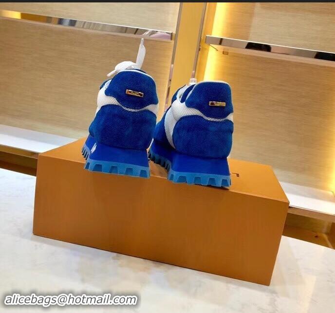 Low Cost Louis Vuitton LV Runner Sneakers LV95618 Blue 2019