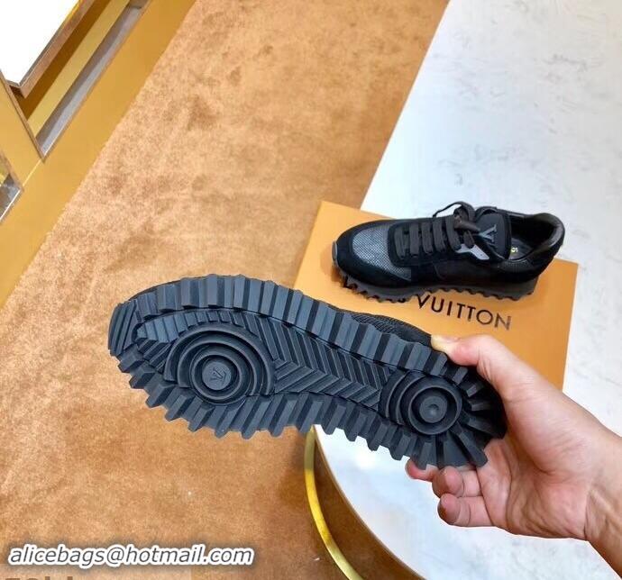 Shop Inexpensive Louis Vuitton LV Runner Sneakers LV95619 Black 2019