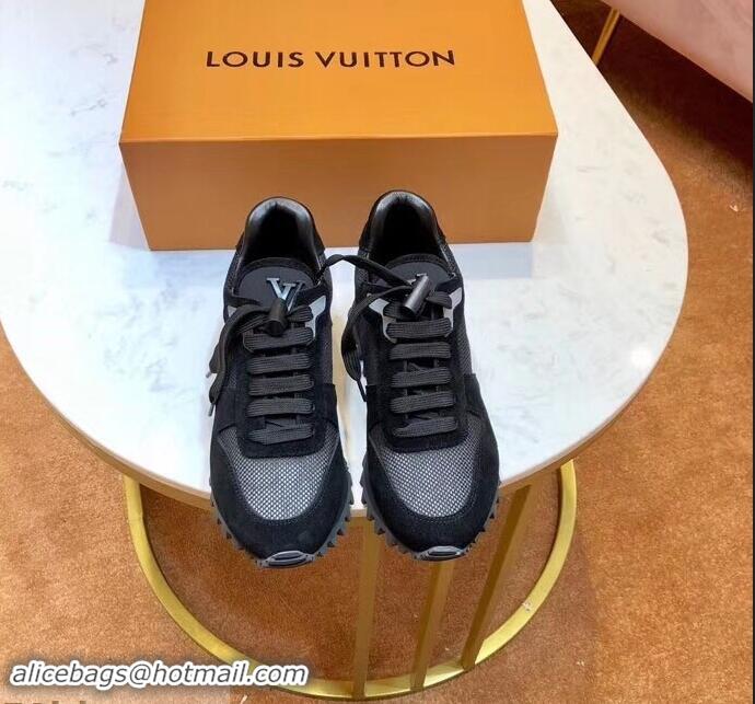 Shop Inexpensive Louis Vuitton LV Runner Sneakers LV95619 Black 2019