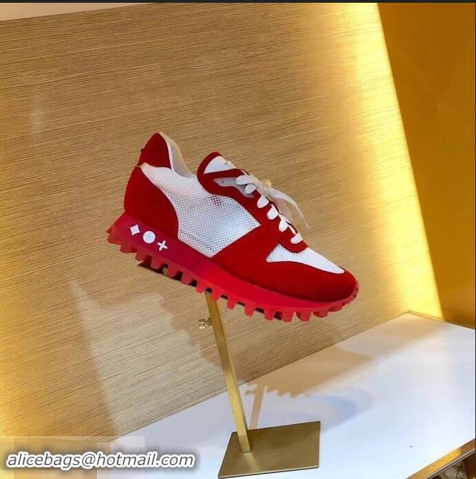 Affordable Price Louis Vuitton LV Runner Sneakers LV95618 Red 2019