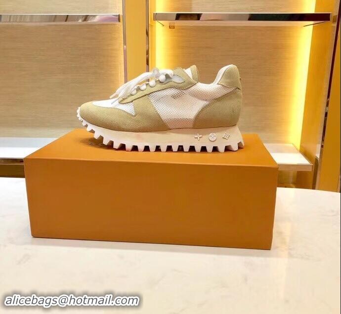 Reasonable Price Louis Vuitton LV Runner Sneakers LV95618 Beige 2019