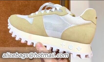 Reasonable Price Louis Vuitton LV Runner Sneakers LV95618 Beige 2019