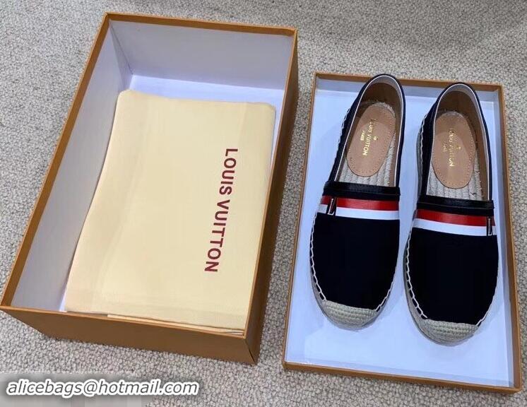 Top Sale Inexpensive Louis Vuitton Bidart Espadrilles LV95747 Black 2019