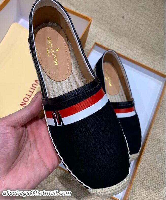 Top Sale Inexpensive Louis Vuitton Bidart Espadrilles LV95747 Black 2019