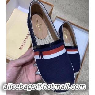 Buy Discount Louis Vuitton Bidart Espadrilles LV95747 Navy Blue 2019