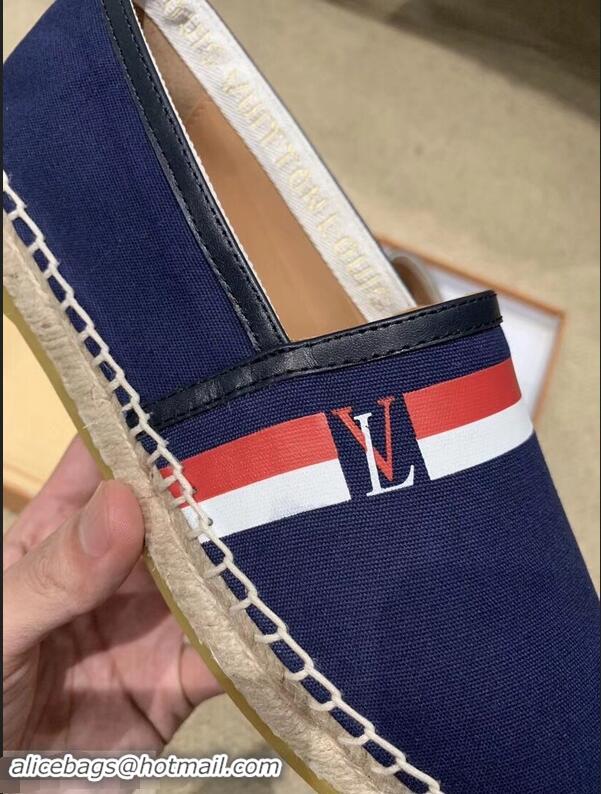 Buy Discount Louis Vuitton Bidart Espadrilles LV95747 Navy Blue 2019