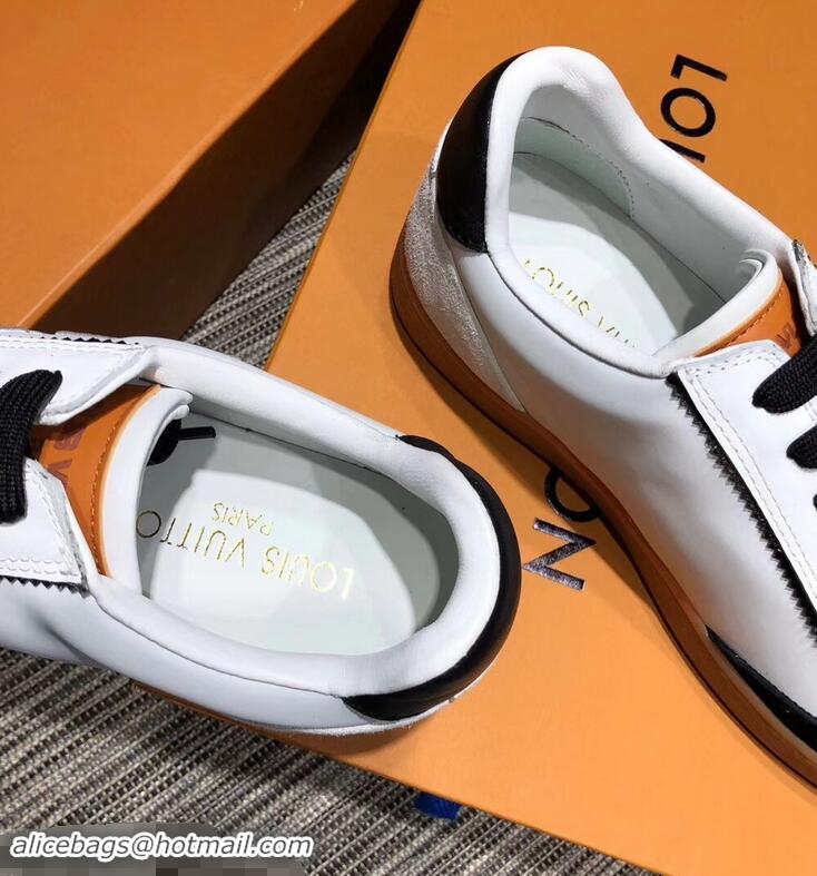 Promotional Louis Vuitton Embroidered LV Frontrow Sneakers LV95301 Black 2019