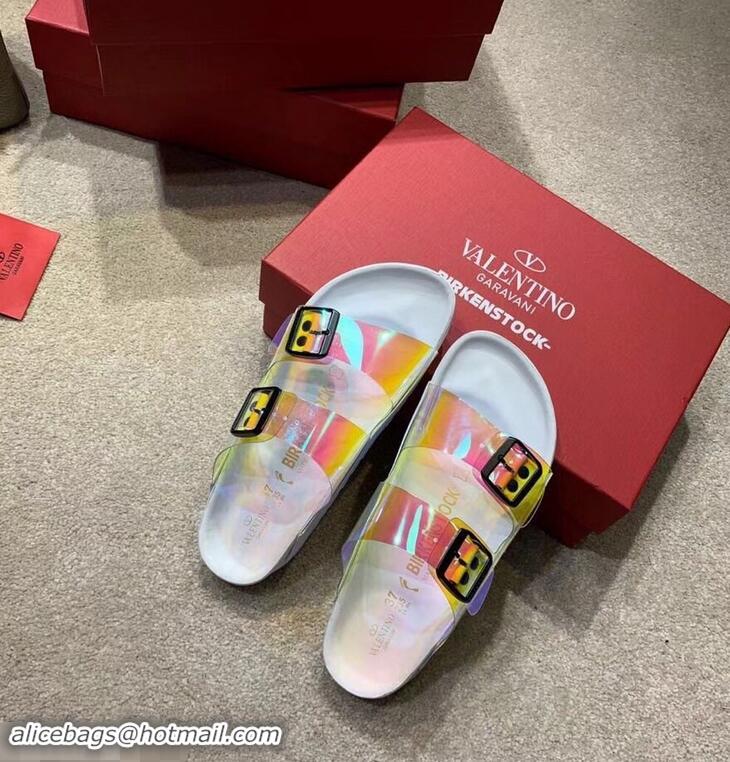 Well Crafted Valentino x Birkenstock Arizona Sandals VT96308 PVC Transparent 2019