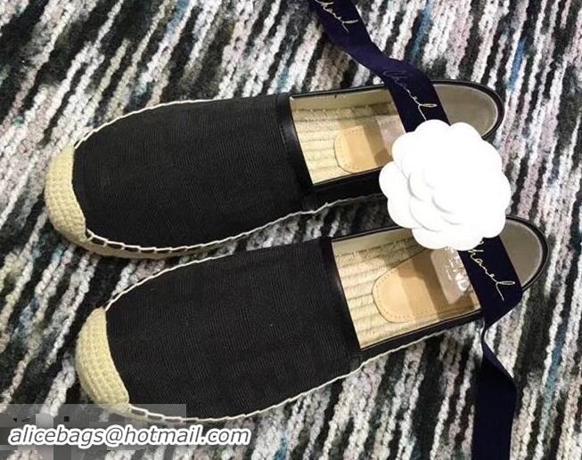 Specials Faux Fendi FF Logo Espadrilles F86001 Black