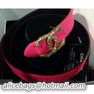 Discount Chanel CC belt in rosy 550161 2019