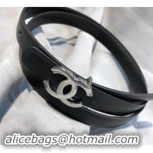 Top Grade Chanel CC Belt 15mm Width Black 550173