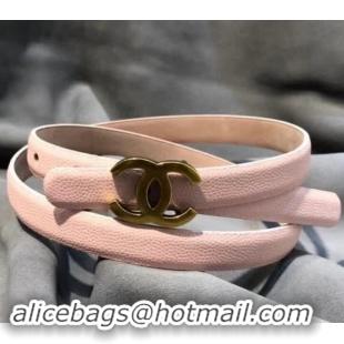 Luxury Chanel CC Belt 15mm Width 550173 Pink