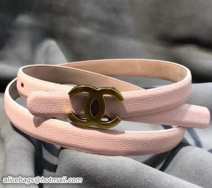 Luxury Chanel CC Belt 15mm Width 550173 Pink