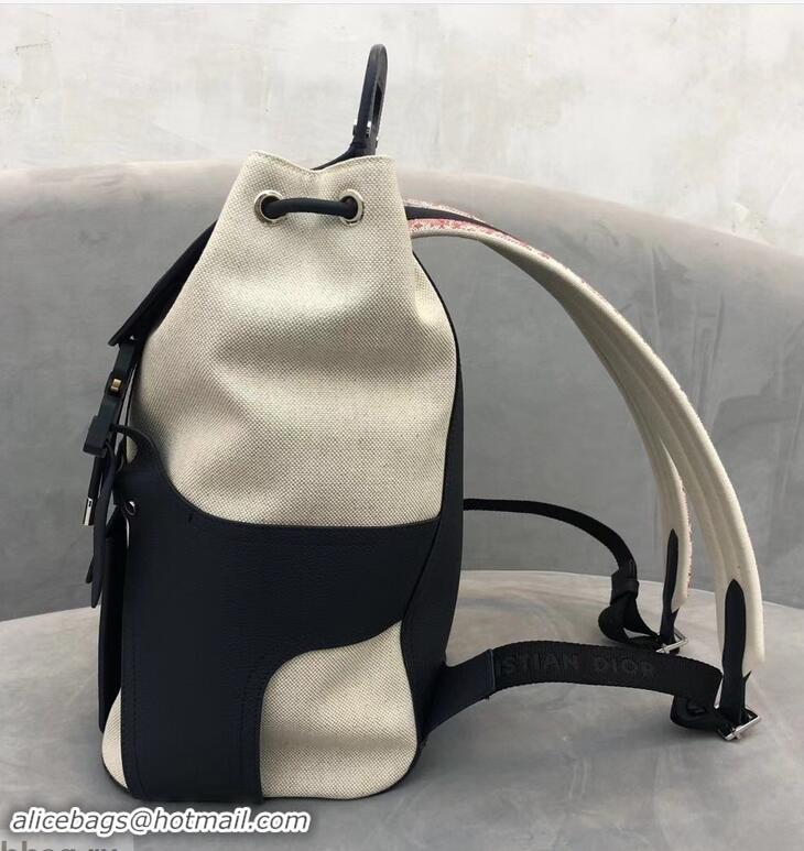 Buy Discount Dior Homme Three-tone Canvas Backpack Bag CD96204 2019