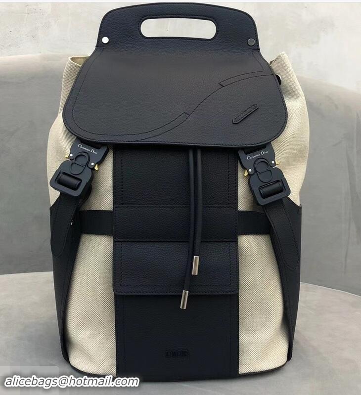 Buy Discount Dior Homme Three-tone Canvas Backpack Bag CD96204 2019