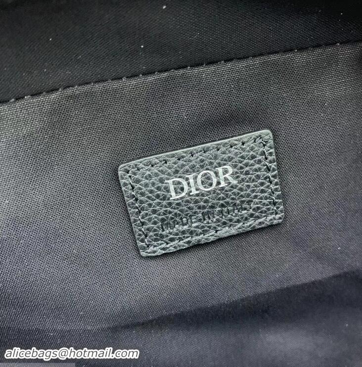 Perfect Discount Dior Safari Grained Calfskin Messenger Bag CD96216 Black 2019