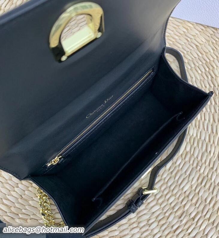 Unique Grade Dior Lambskin Diorama Small Bag CD96219 Black/Gold 2019