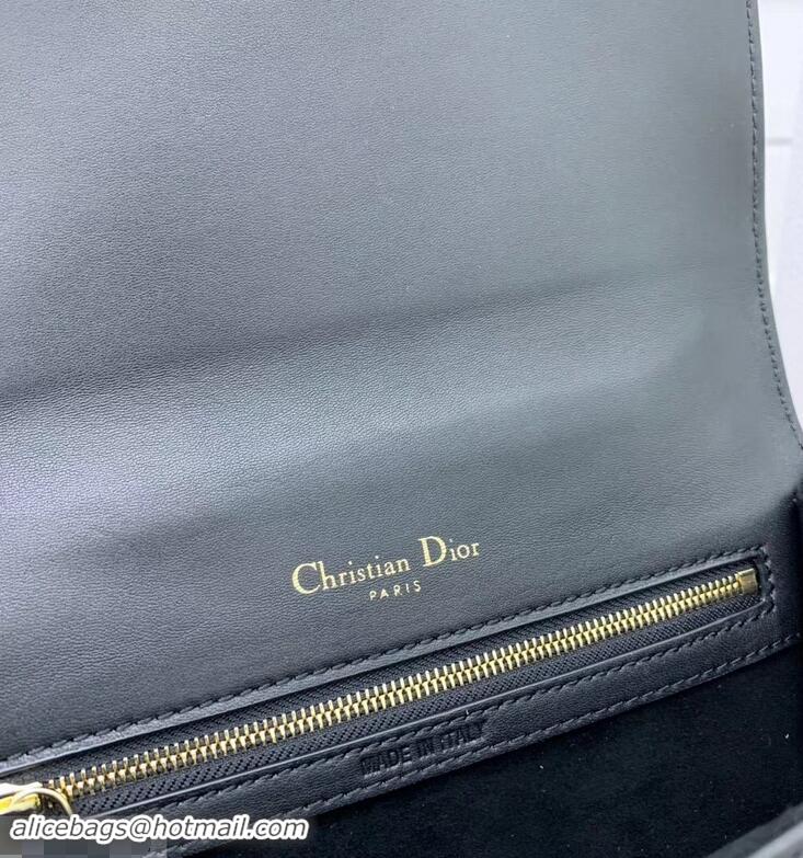 Unique Grade Dior Lambskin Diorama Small Bag CD96219 Black/Gold 2019