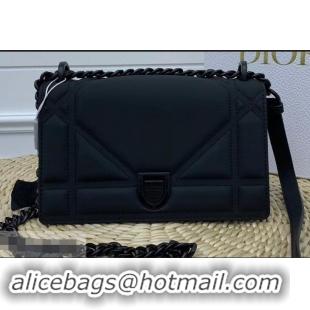 Grade Quality Dior Quilted Matte Calfskin Diorama Small Bag CD96221 So Black 2019