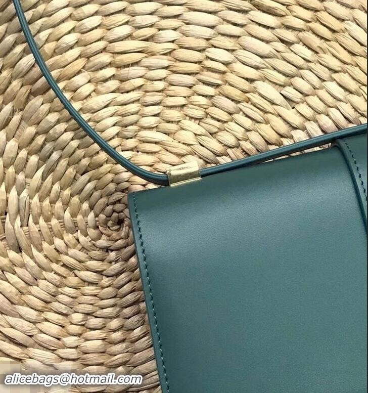 Super Quality Dior 30 Montaigne Flap Bag in Smooth Calfskin CD96701 Green and CD Clasp 2019