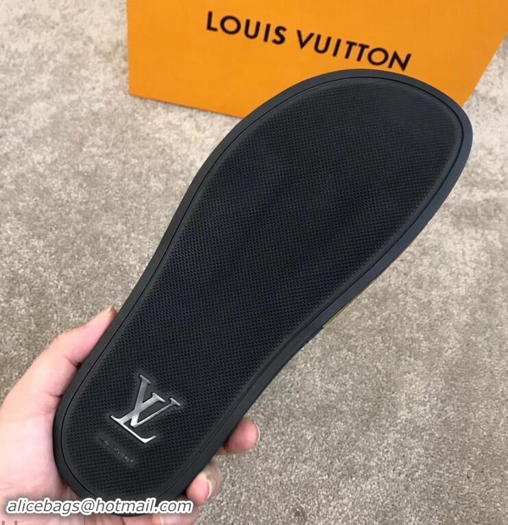 Recommended Louis Vuitton Waterfront Rubber Mules Mules LV96727 Monogram Iridescent Green