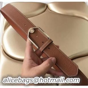 Cute Hermes Belt 38MM 619013 Brown