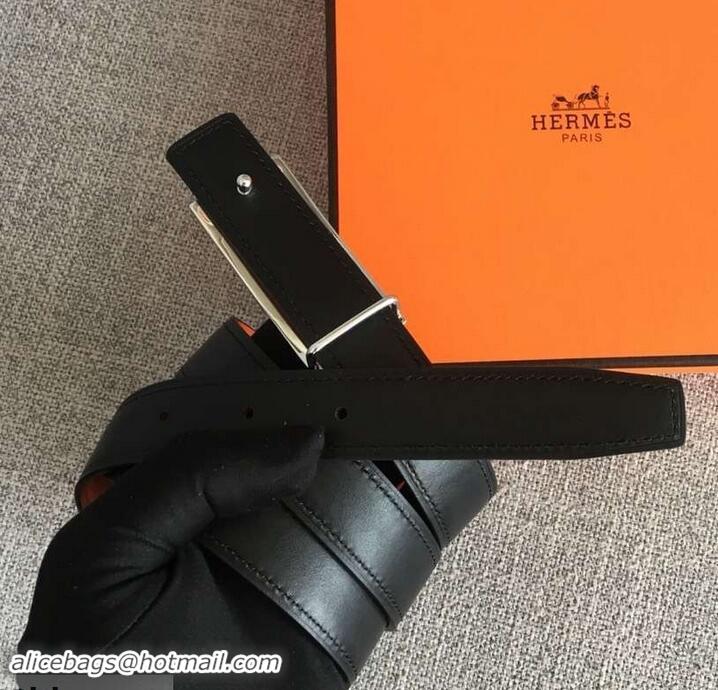 Famous Hermes Width 2.5cm Collier De Chien Buckle Belt 619018 Orange/Silver