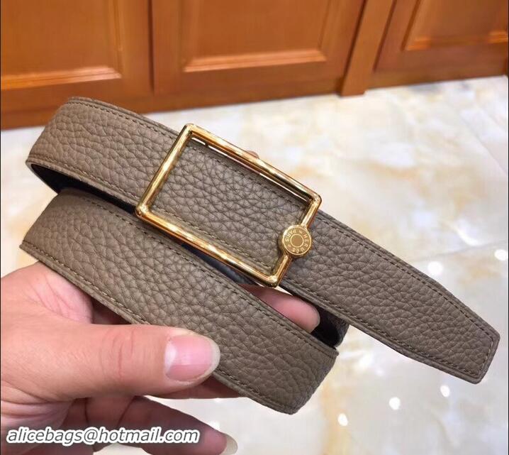 Cheapest Hermes Width 3.2cm Oscar Buckle Reversible Leather Belt 619025 Camel/Gold