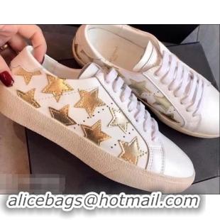 Most Popular Saint Laurent Signature Court SL/06 California Sneakers Y85919 Gold