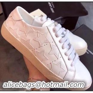 Luxurious Saint Laurent Signature Court SL/06 California Sneakers Y85919 White