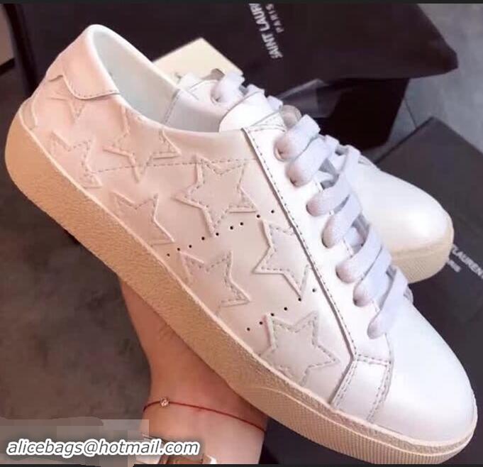 Luxurious Saint Laurent Signature Court SL/06 California Sneakers Y85919 White