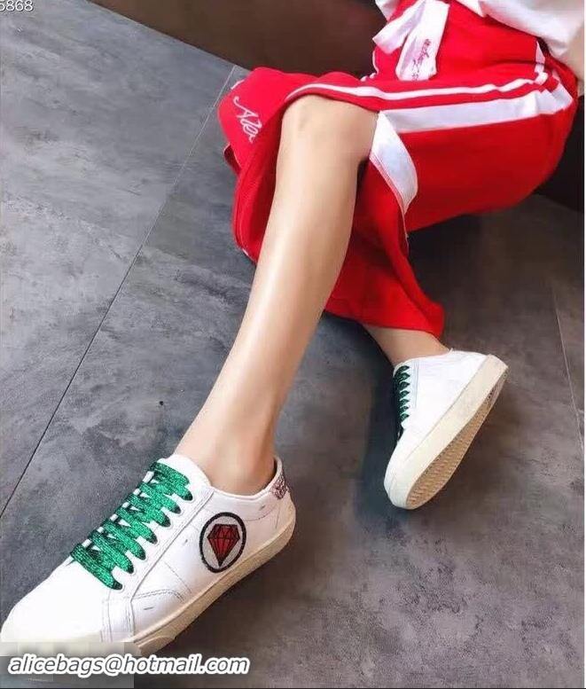 Low Price Saint Laurent Court SL06 Sneakers Y86715 Green