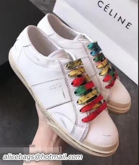 Buy Discount Saint Laurent Court SL06 Sneakers Y86717 White