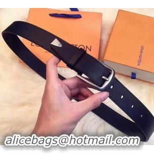 Super Quality Louis Vuitton Width 3.5cm Double Sides Belts 621011 Black