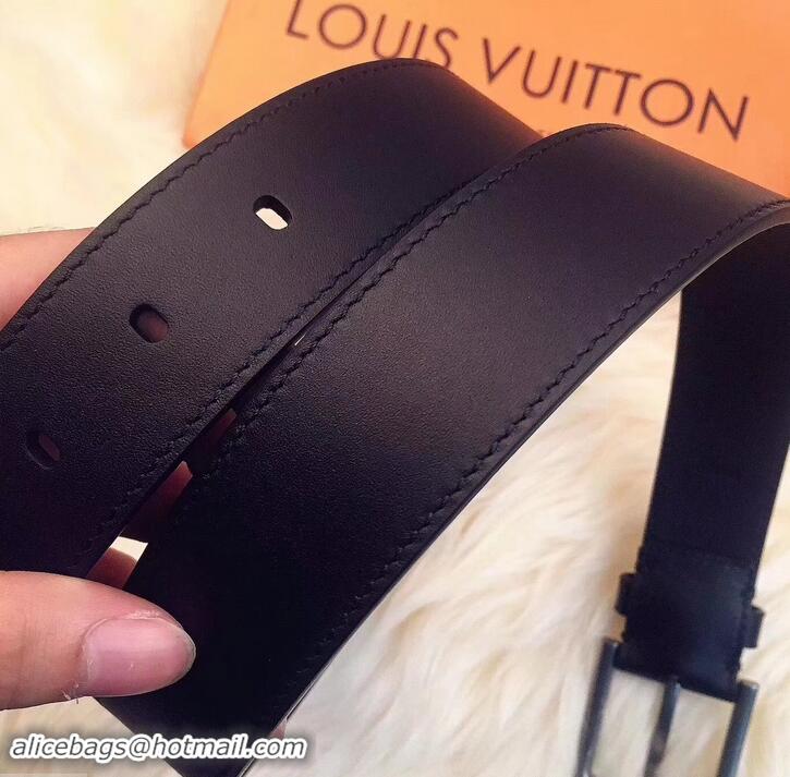 Super Quality Louis Vuitton Width 3.5cm Double Sides Belts 621011 Black