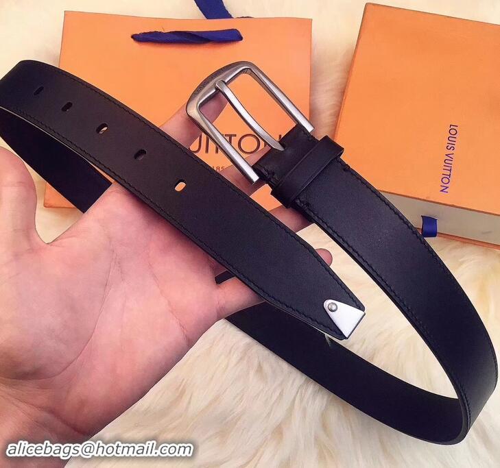 Super Quality Louis Vuitton Width 3.5cm Double Sides Belts 621011 Black