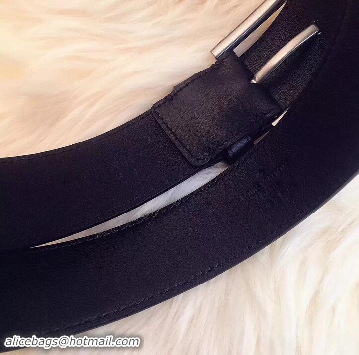 Super Quality Louis Vuitton Width 3.5cm Double Sides Belts 621011 Black