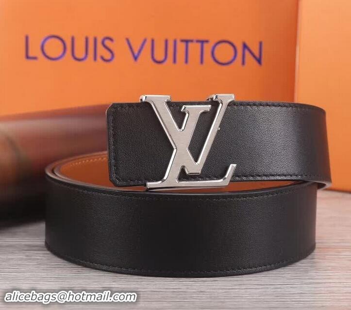 Discount Louis Vuitton Initiales Buckle Belt 40MM Width Brown/Black 931012