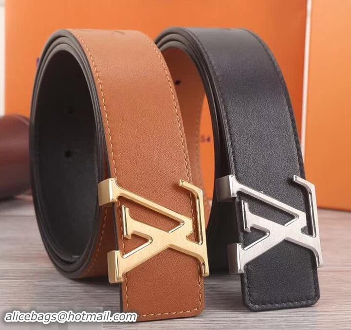 Discount Louis Vuitton Initiales Buckle Belt 40MM Width Brown/Black 931012