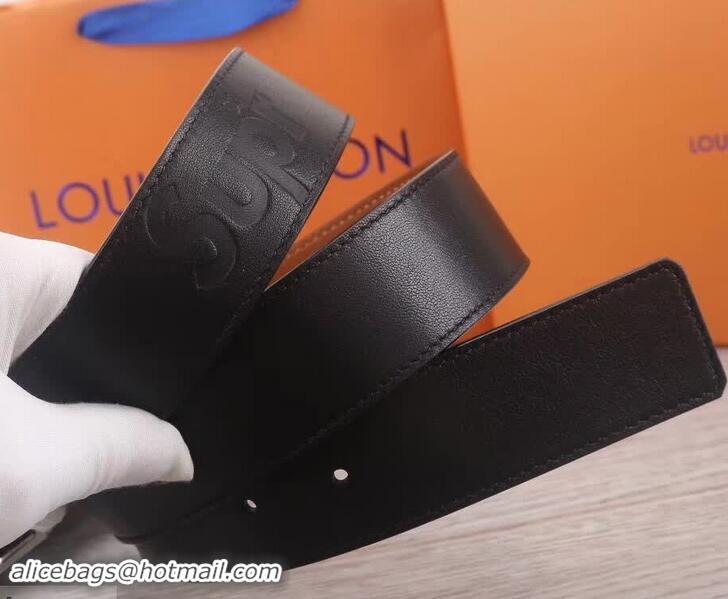 Discount Louis Vuitton Initiales Buckle Belt 40MM Width Brown/Black 931012