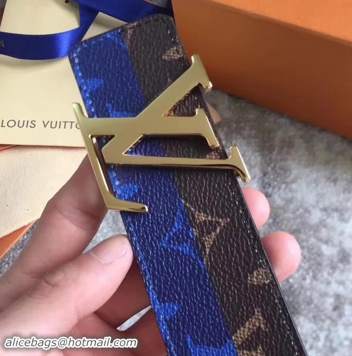 Promotion Louis Vuitton Monogram Canvas Belt 38mm Width Gold Hardware 931015