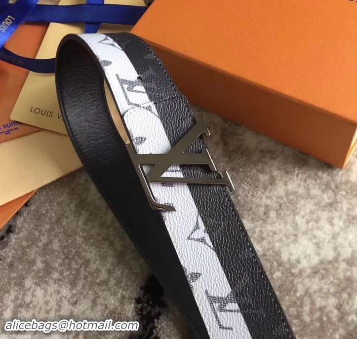 Best Price Louis Vuitton Monogram Canvas Belt 38mm Width 931015 White