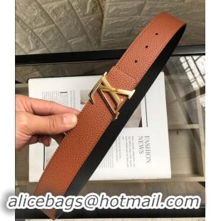 Crafted Louis vuitton initiales 40mm reversible belt 931023