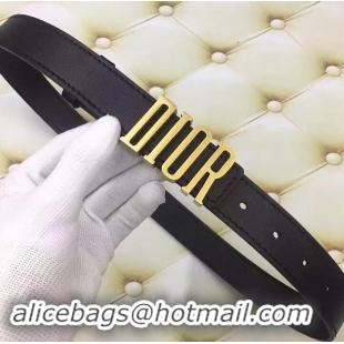 Sophisticated Dior Width 3cm Belt 931030 Black