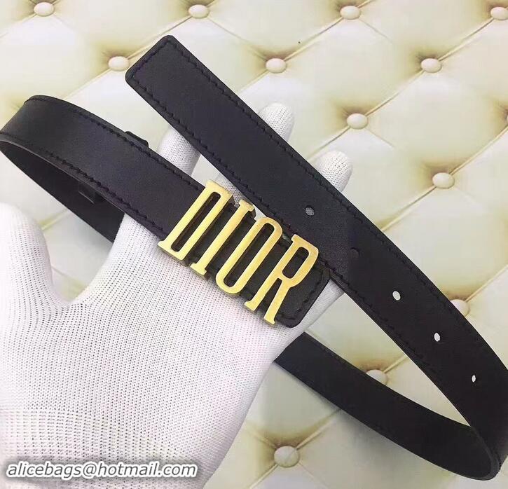 Sophisticated Dior Width 3cm Belt 931030 Black