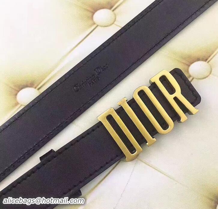 Sophisticated Dior Width 3cm Belt 931030 Black