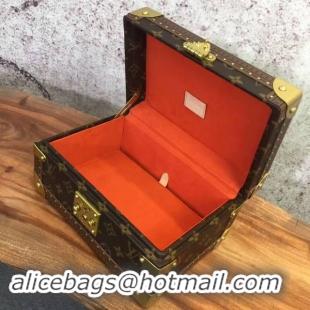 Hot Sale Louis Vuitton Monogram Canvas Treasure Box 40666 Light Red