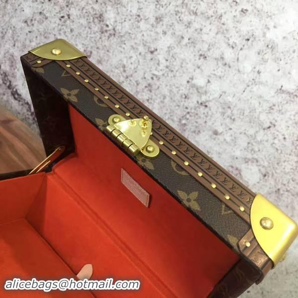 Hot Sale Louis Vuitton Monogram Canvas Treasure Box 40666 Light Red